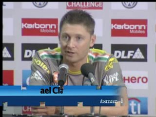 Michael Clarke Post match PC 4May
