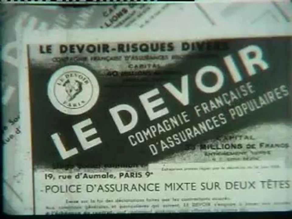 "Avec joie et confiance" - Publicité des années 50 du Groupe Prévoir