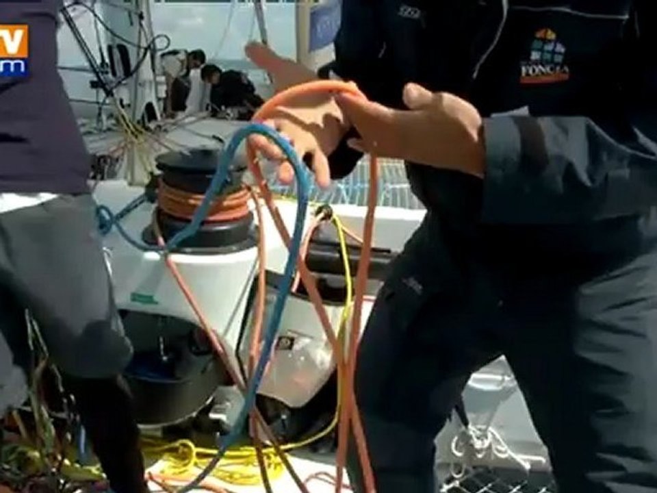 Michel Desjoyeaux prépare la traversée de l’Atlantique en MOD 70