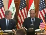 President Bush caught in shoe attack in Iraq - 15 Dec 08