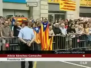 Alicia Sánchez Camacho habla sobre la Diada