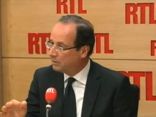 François Hollande sur RTL : "Je suis très attaché à une marque de compotes. Et avec des morceaux pour être plus précis"