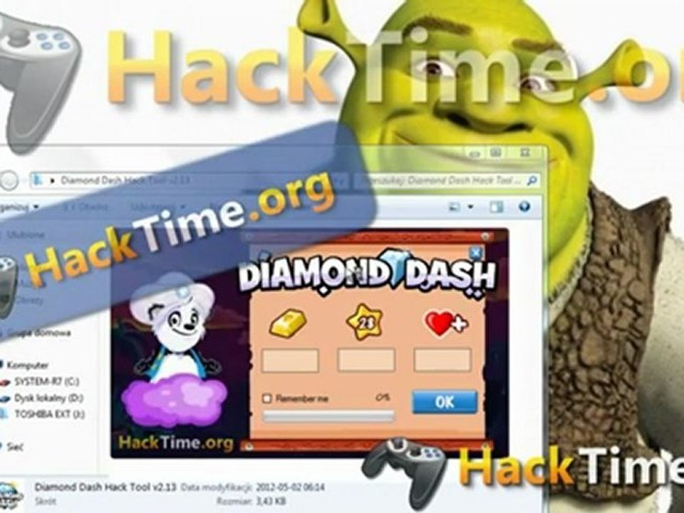 Diadmond Dash Gold Hack v5.3 {FREE Download} May June 2012 Update