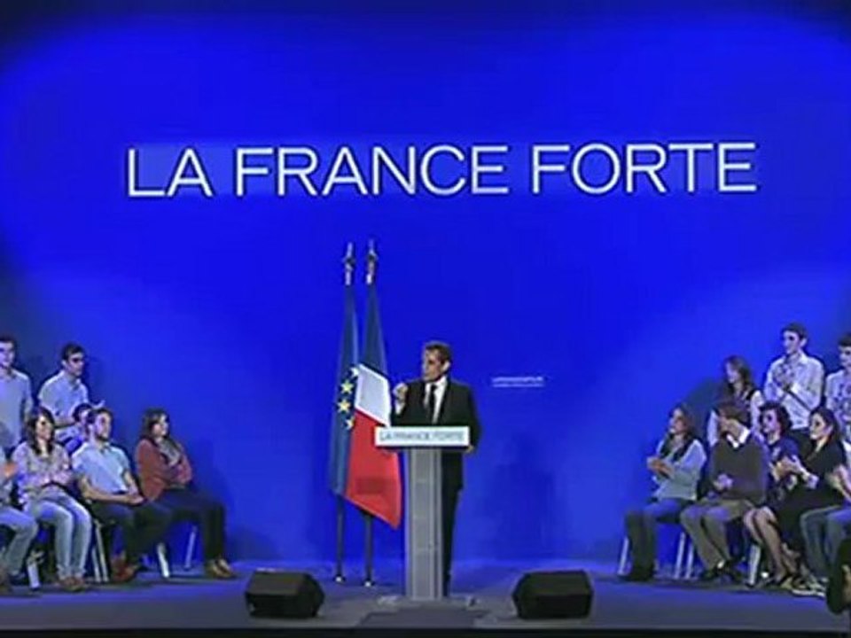Discours de Nicolas Sarkozy aux Sables d'Olonne