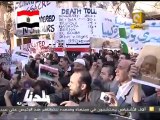 بلدنا: مظاهرة تندد بمجازر القذافي أمام سفارة ليبيا