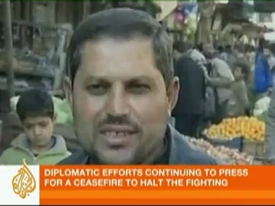 Intense clashes erupt in Gaza City - 12 Jan 09