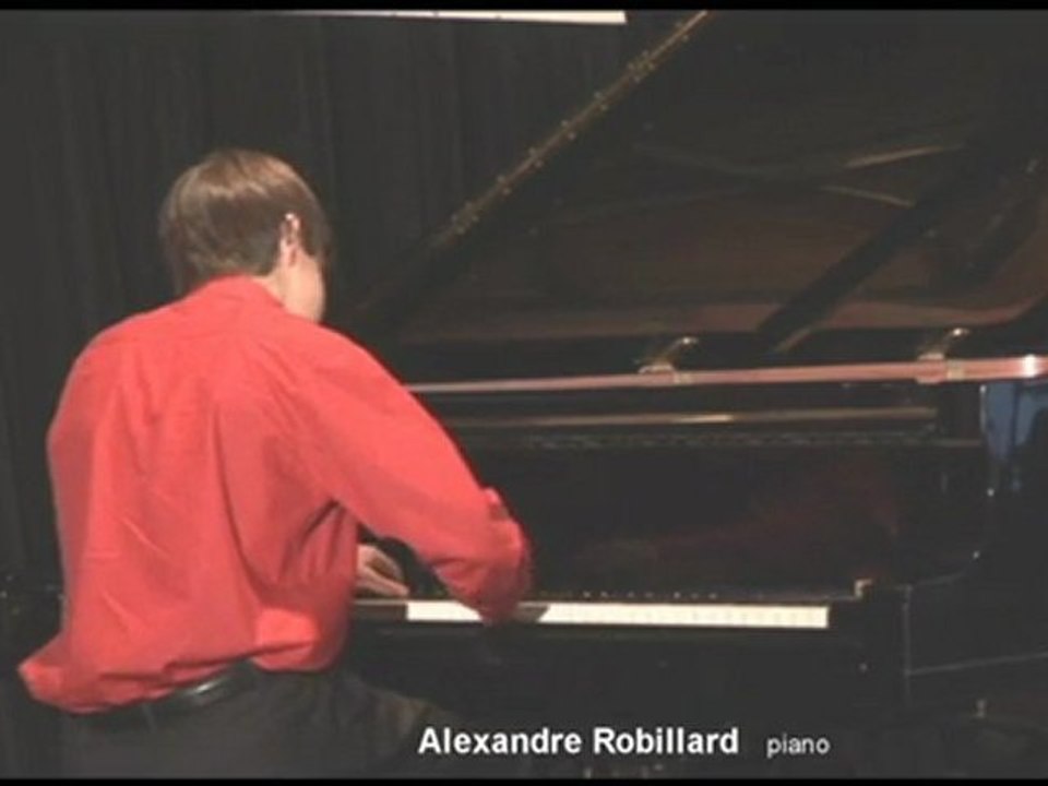 Alexandre Robillard - Impromptu op90 no2 F Schubert - Festival de Musique Classique de Pierre De-Saurel 2011