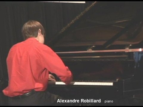 Alexandre Robillard - Impromptu op90 no2 F Schubert - Festival de Musique Classique de Pierre De-Saurel 2011