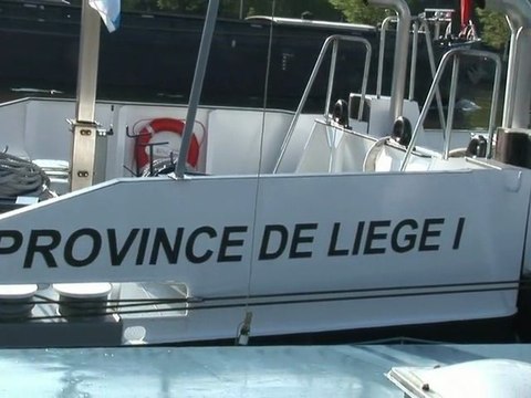 Inauguration du bateau de la Province Liège 1 et Liège 2