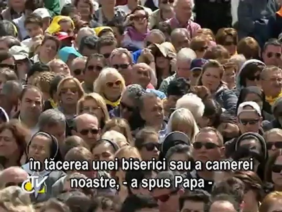 Benedict al XVI-lea: Rugăciunea, izvorul oricărei acţiuni