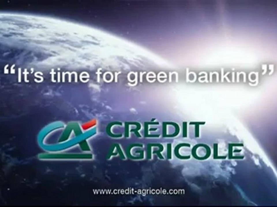 green washing - marketing vert - Its time for green banking - Sean Connery pub Crédit Agricole - chemtrail