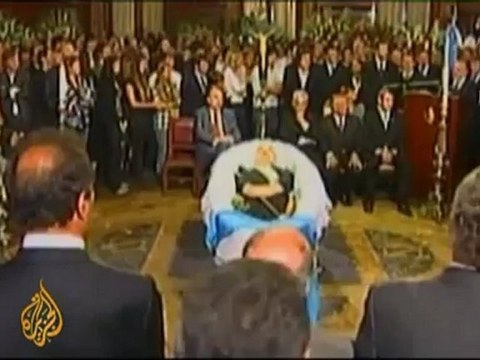 Argentinians mourn post-dictatorship leader - 03 Apr 09