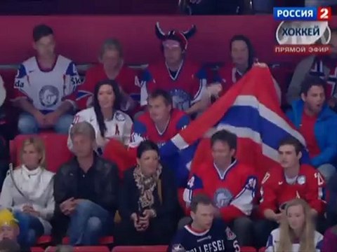 Hockey. 2012.05.04. IIHF World Championship 2012. Gpoup S. Sweden - Norway. 3-rd period. Швеция - Норвегия