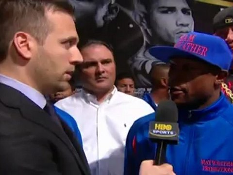 Floyd Mayweather / Miguel Cotto / Shane Mosley / Canelo Alvarez Weigh-in