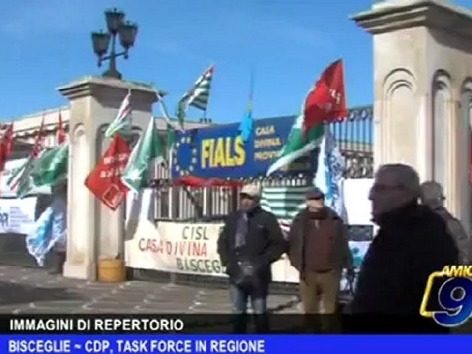 Bisceglie | CDP, TASK FORCE in Regione