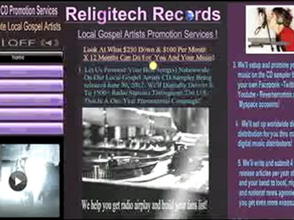 Religitech Records - Radio Promotion & Airplay