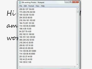 50k working fresh proxies free downlaod!!