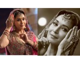 The Charming Beauty Madhuri Dixit's Tribute To Meena Kumari - Bollywood Babes