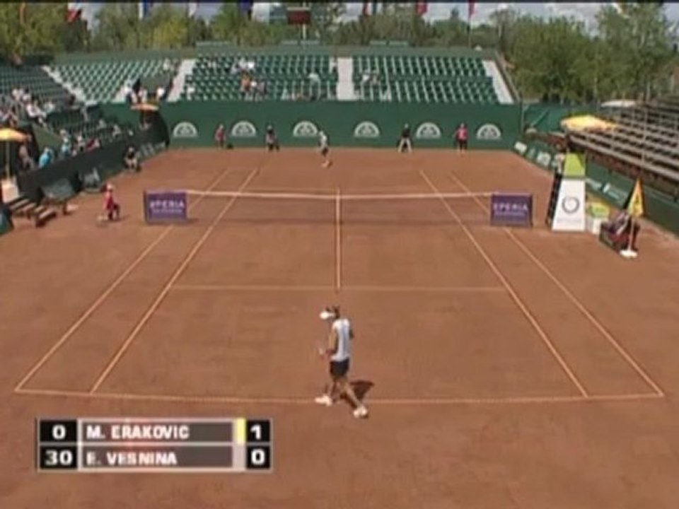 WTA-Budapest: Vesnina überraschend im Finale