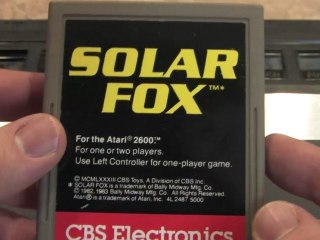 Classic Game Room - SOLAR FOX for Atari 2600 review