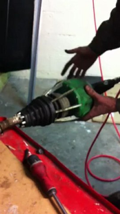 Montage soufflet cardan universel