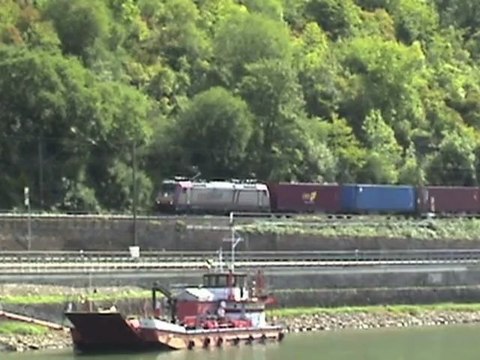 Loreley Tunnel, MWB 182, AT 145, Railion 145, RBSAF 185, 151, Crossrail 185, 101, 152, 3x 428, 427