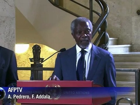 Kofi Annan : Nous devons arrêter les tueries en Syrie