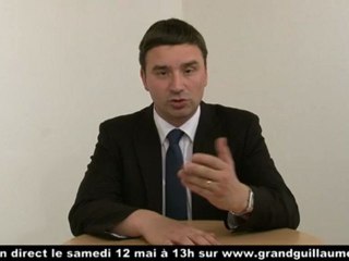WEBTV en direct de Laurent Grandguillaume le 12 mai 2012 à 13h