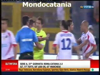Sintesi Roma-Catania 2-2 ***5 maggio 2012***