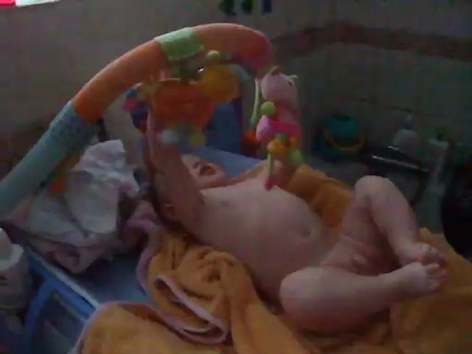 titouan a la sortie du bain