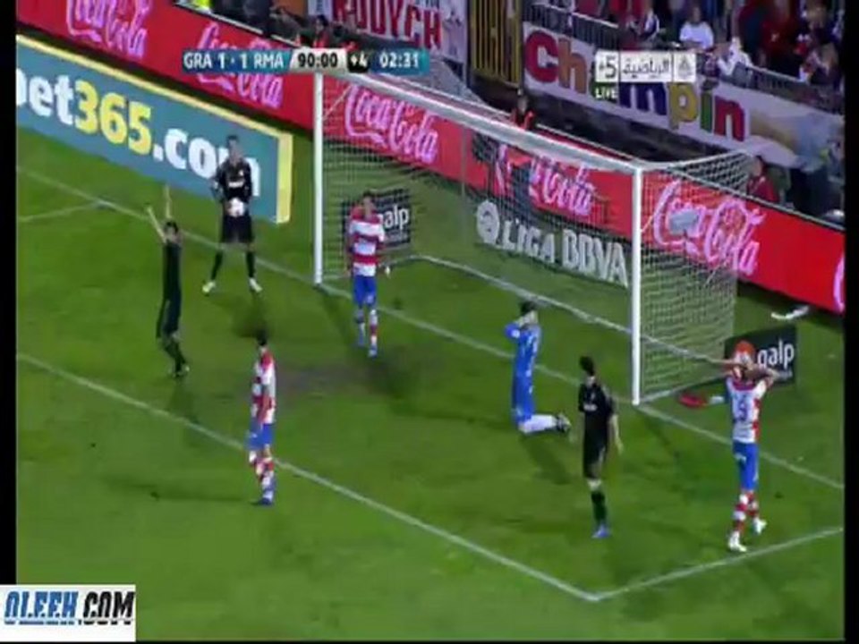 اهداف مباراة غرناطة - ريال مدريد