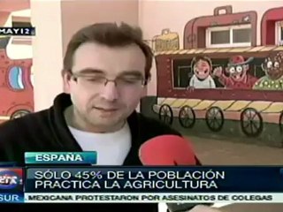 Zonas rurales de España son afectadas por la crisis