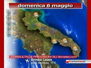 Previsioni del tempo, domenica 6 maggio