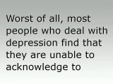 Finding A Way To Get Rid Of Depression