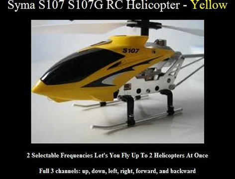 Syma S107 - S107G RC Helicopter - Remote Control Helicopter-YELLOW