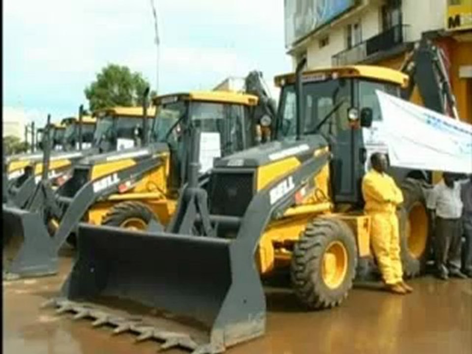 Arrivée de l'Ambassadeur RSA et Banque IDC à Lubumbashi 2012