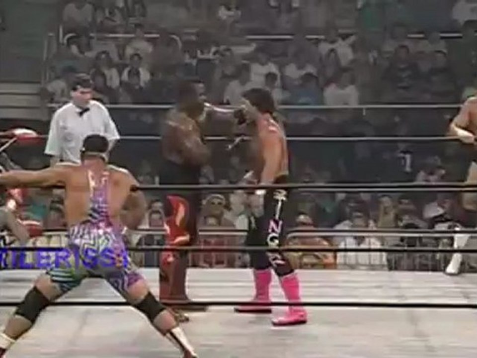 WCW Nitro 1996 - Sting and Luger vs Harlem Heat vs The Steiners