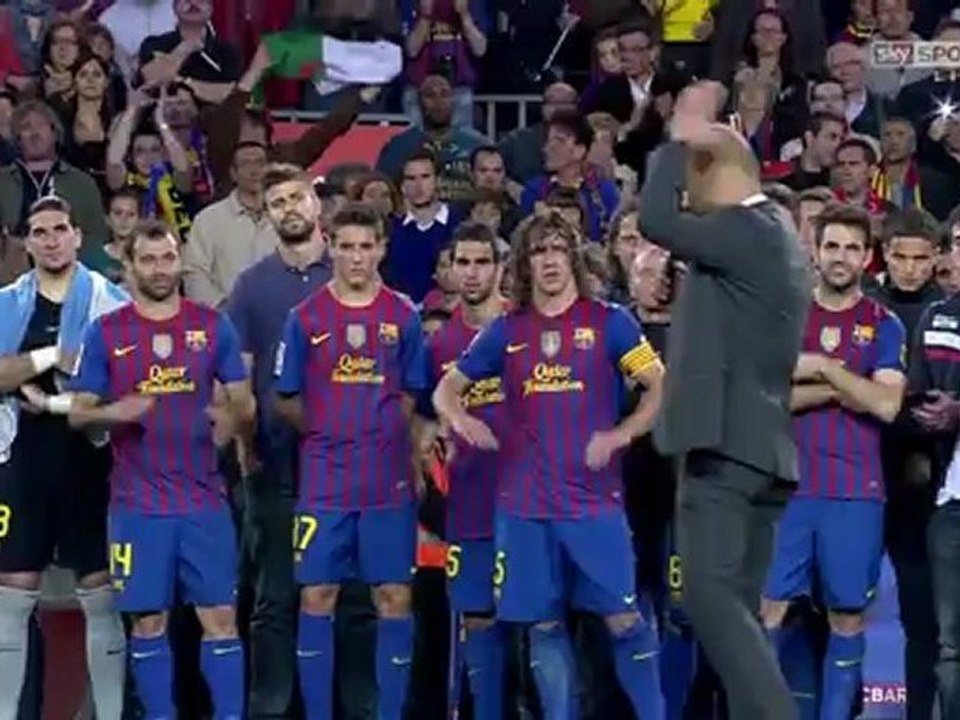 Departure de Pep Guardiola 05.05.2012