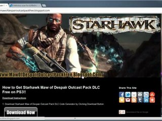 Download Starhawk Maw of Despair Outcast Pack DLC Free on PS3