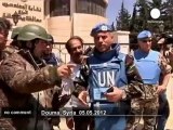 U.N. observers check Syrian heavy weaponry... - no comment