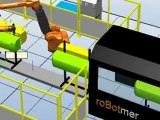ABB - ROBOTMER - IRB 5400 - Painting with Conveyor Boyama Robot