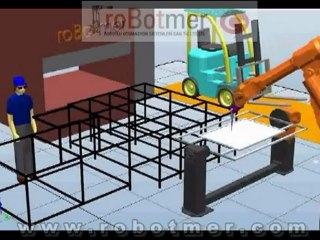 ABB - ROBOTMER - IRB 6400 Spreyleme Simulation