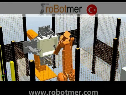ABB ROBOT IRB 1400 ROBOT ARC WELDING - GAZ ALTI KAYNAK ROBOT