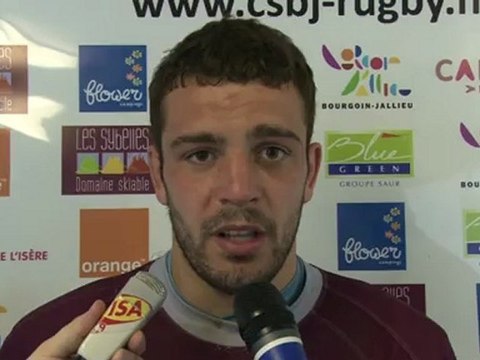 Réaction Jérémy Guillot après CSBJ / Mont-de-Marsan