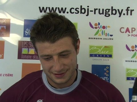 Réaction Bogdan Leonte après CSBJ / Mont-de-Marsan