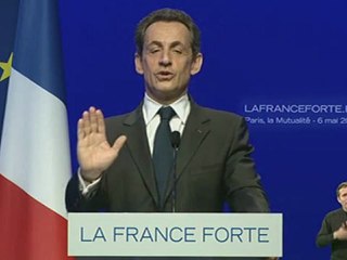 Discours de Nicolas Sarkozy à La Mutualité
