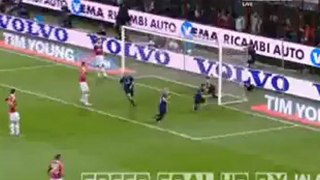 Inter Milan vs AC Milan 1-0 Milito Goal