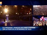 Discours de François Hollande place de la cathédrale à Tulle