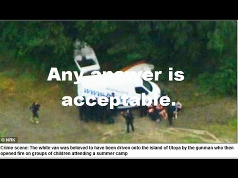 Norway Attack - False Flag Which Vehicle did Anders Breivik Take to Utoya?