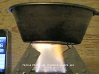 Esbit Pocket Stove(Boil Test#1)
